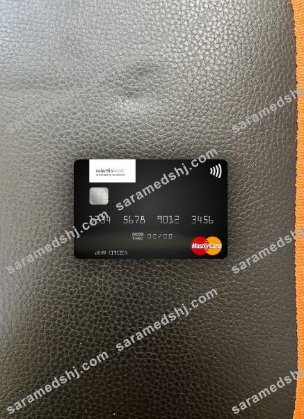 Liechtenstein Valartis Bank mastercard photolook front